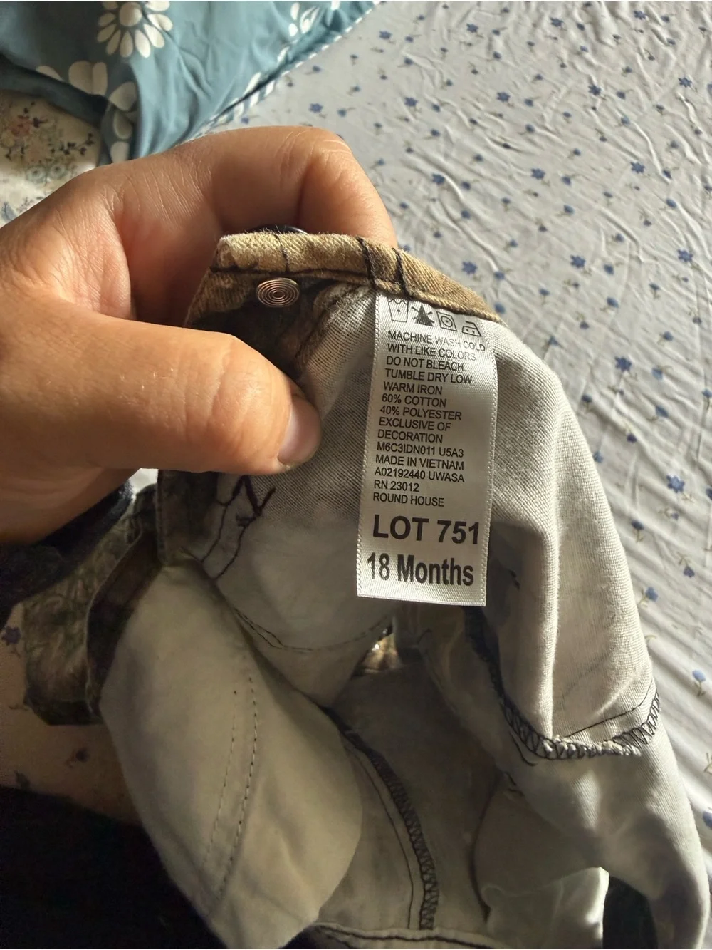 Kids Camouflage Overalls in Green and Brown